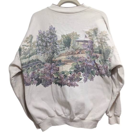 Vintage Sweaters Vintage Floral Sweater Womans L Poshmark